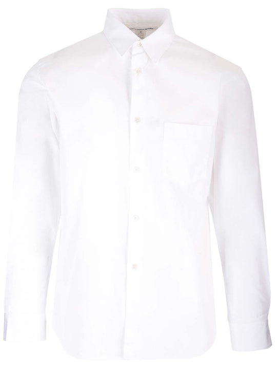 Cotton Poplin Shirt Shirts White