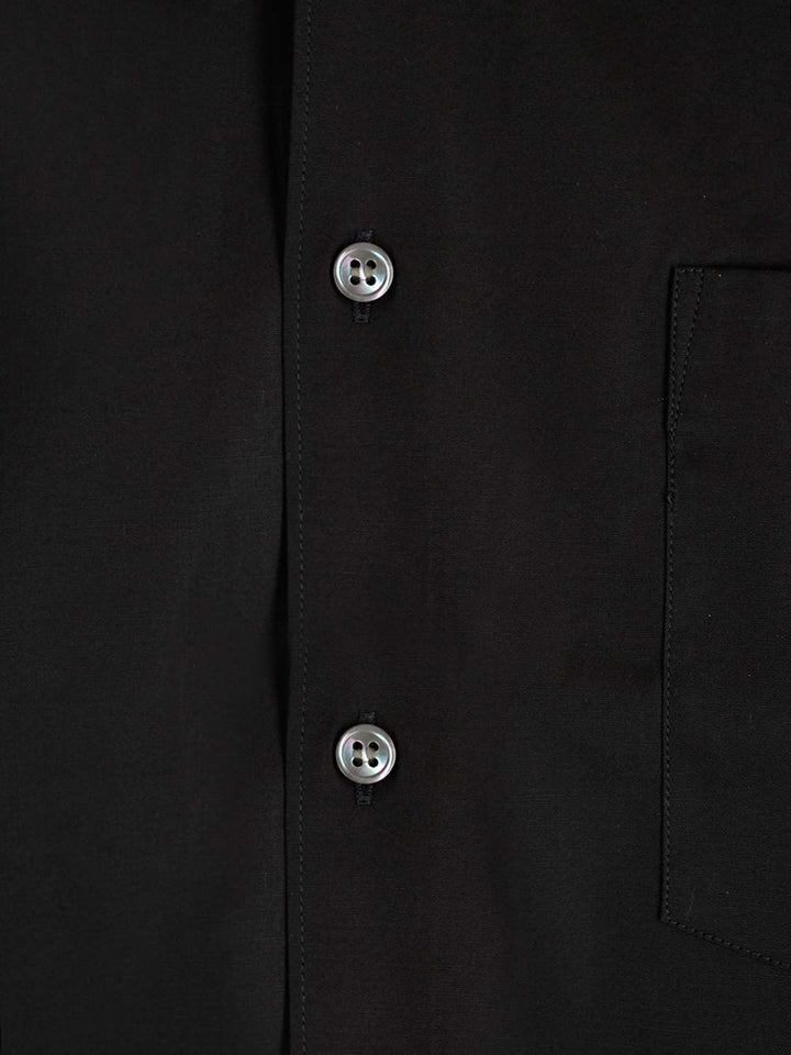 Comme Des GarçOns Shirt Cotton Poplin Shirt Shirts - Black | 6e10194513605973f0a3d2328402e5faf716db86