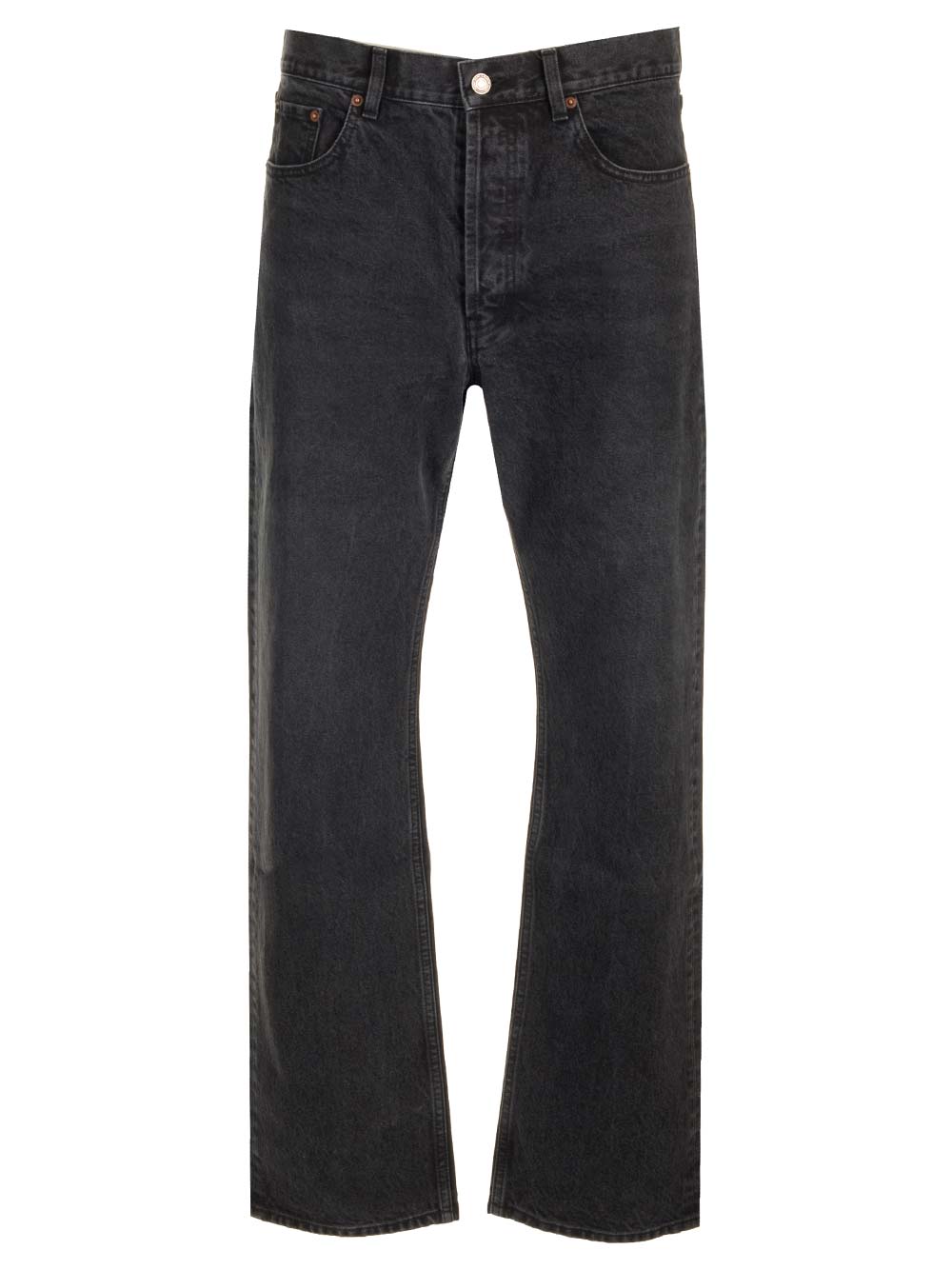 Saint Laurent Straight-Leg Jeans - Black | 11769e09cb93c023fa1ba7ee4ccacfb5d7c4bdd1