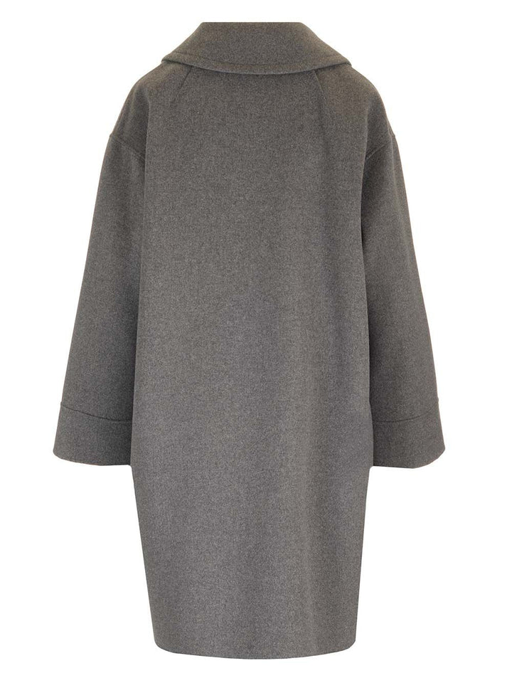 'S Max Mara Wool Midi Coat Coats - Grey | f056ee4f87b3f5d5dea071f7a07002ef437fff1f