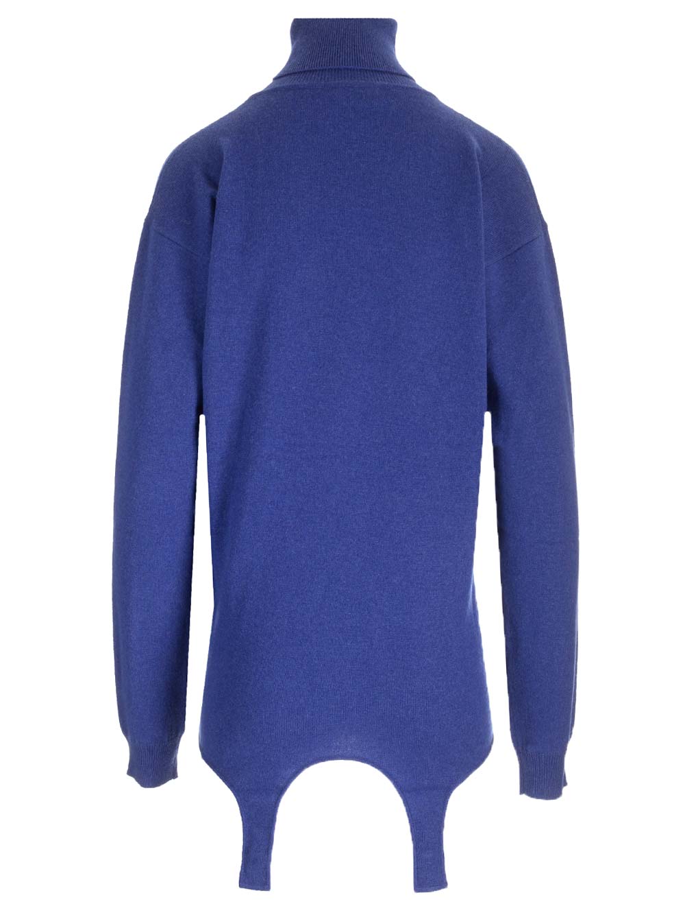 Saint Laurent Cashmere Turtleneck Knitwear - Blue | 09b0fad0767083476531b992e643ded5059f9bb0
