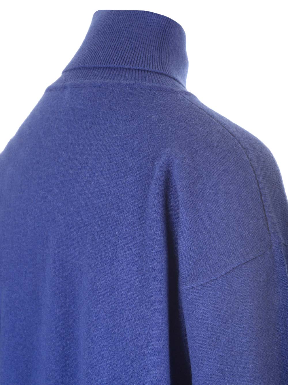 Saint Laurent Cashmere Turtleneck Knitwear - Blue | 7d101068ab58a08db19d4efef3091e3d370c5ce5