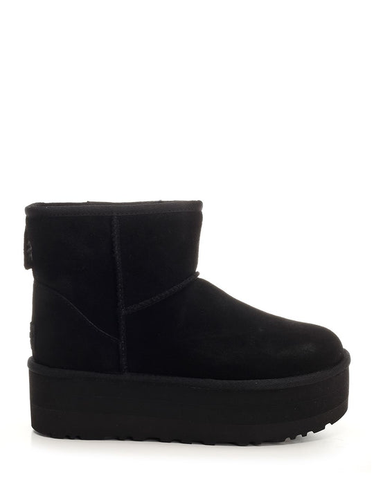 Classic Mini Platform Boots Black