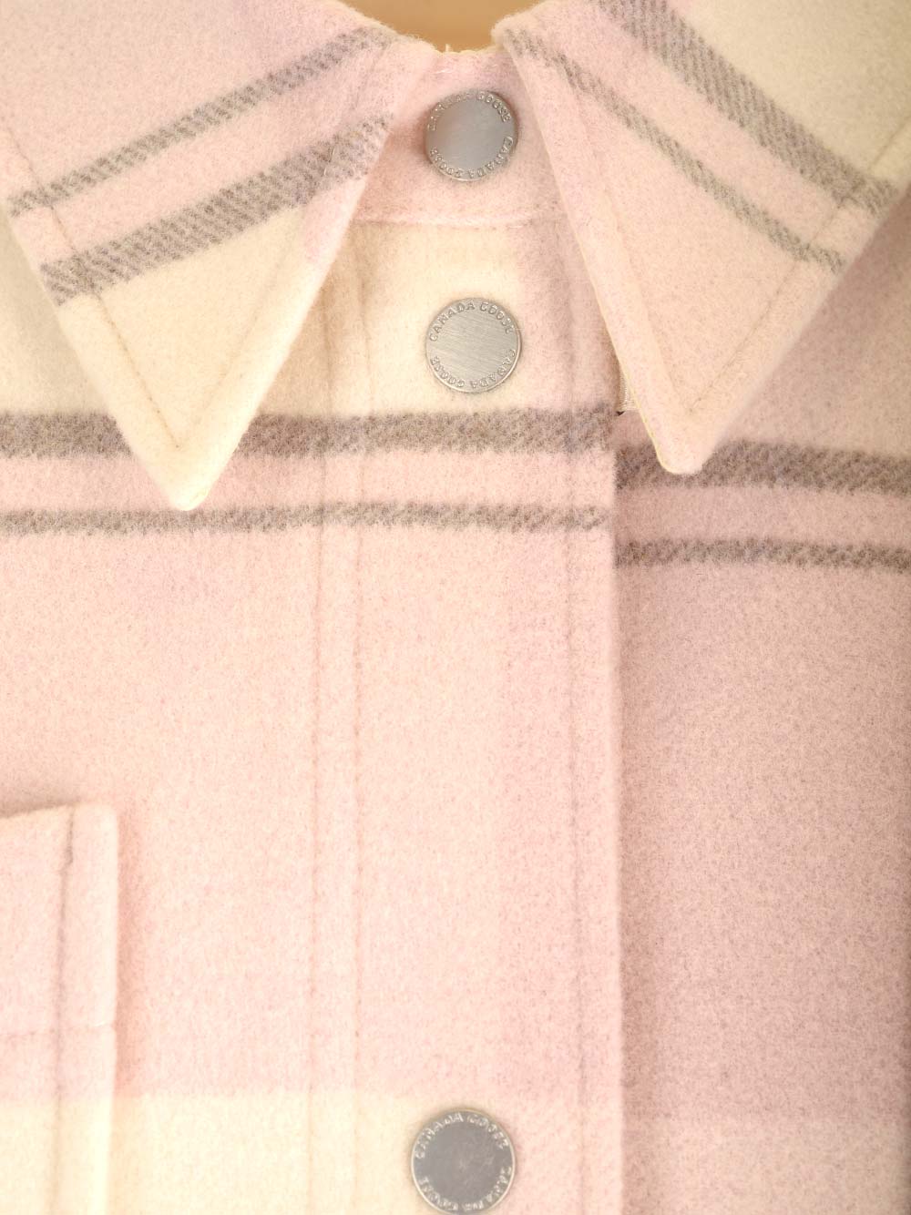 Canada Goose Boxy Fit Flannel Shirt Coats - Rose | 02c23e671fc5de6a1e2ed8c2ba5232d3858a9217