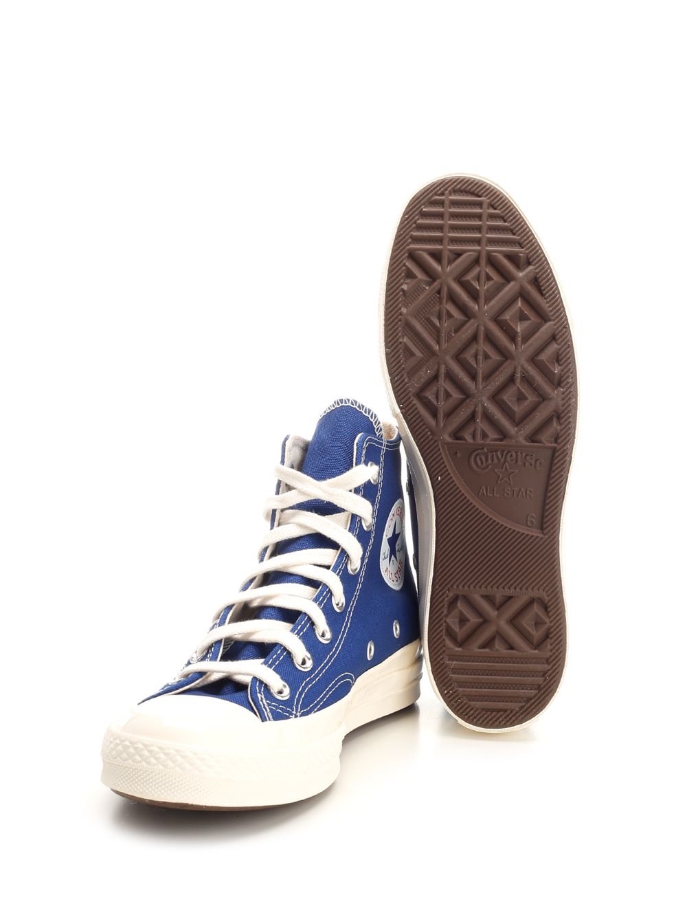 Comme Des Garcons Play New Big Heart Sneakers - Blue | 57f0d821992571e9b27e188d7069755ac8371ff6