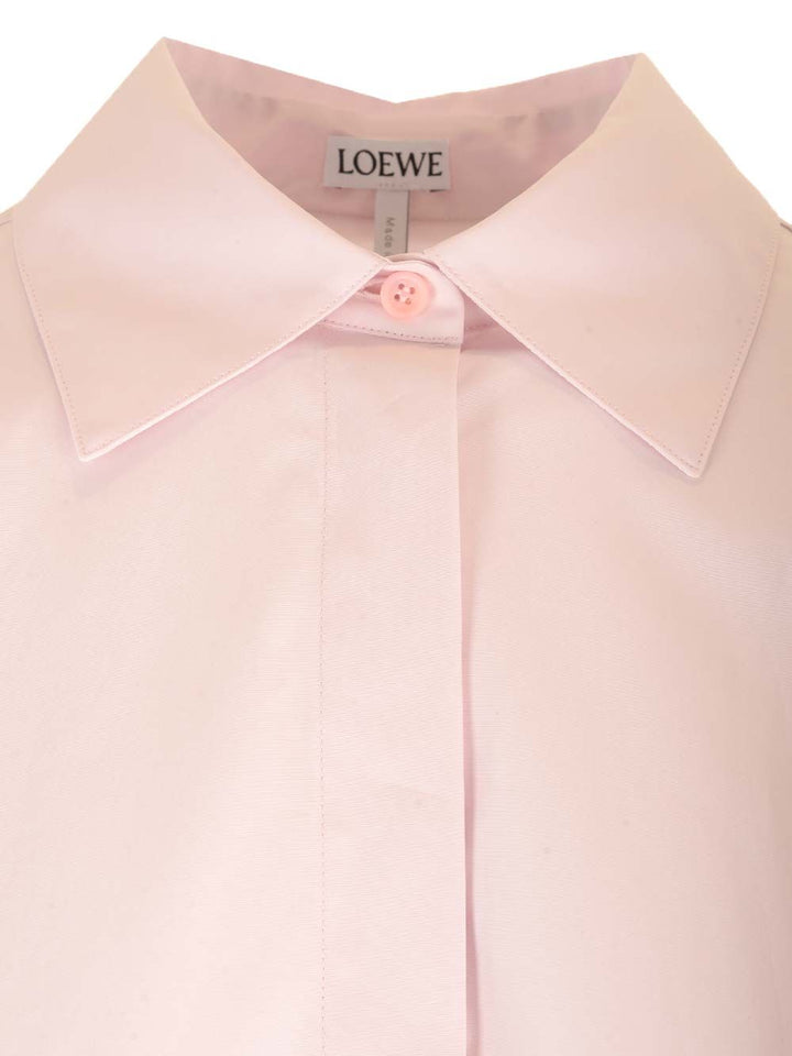 Loewe Cotton Poplin Shirt Shirts - Rose | b24cdd62614046b93e76ef73f697806ffbc011f2