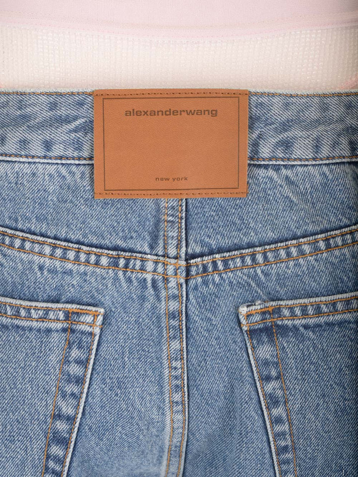 Alexander Wang Straight Leg Jeans - Light blue | 107557e270c37ca7d1025864470826a64396a74b