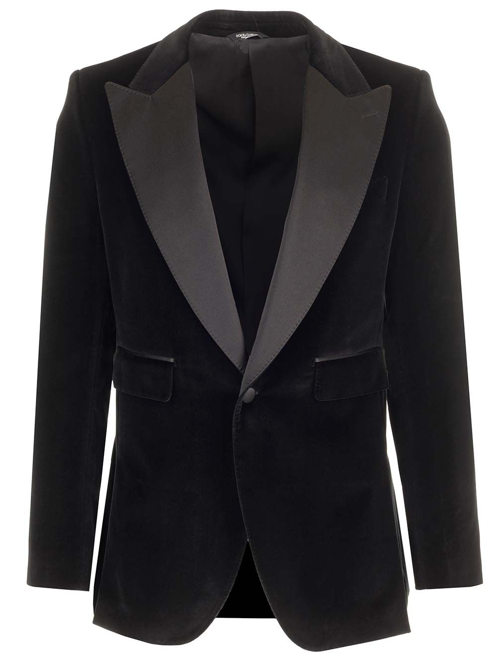 Dolce & Gabbana Velvet Tuxedo Jacket Jackets - Black | 49b2f4be9f14ea5bf2bda59e8cc61c79ca9086ba