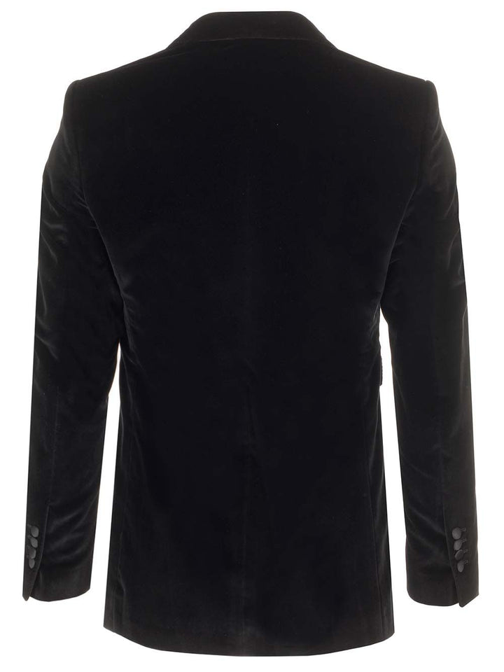 Dolce & Gabbana Velvet Tuxedo Jacket Jackets - Black | c2844e3b3d05bed27e4046803194df2f6f0ba5ad