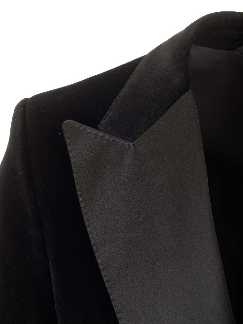 Dolce & Gabbana Velvet Tuxedo Jacket Jackets - Black | a0b6995e91292985b3b858c87436fe471f4f16bd