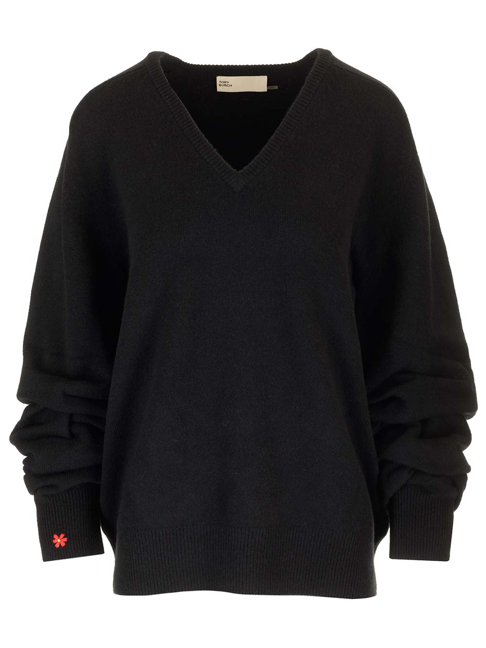 Tory Burch Relaxed Fit Sweater Knitwear - Black | 3bcca17c8ae0f517ee3b24704a21ee32f8ff3382