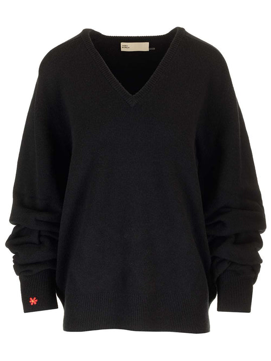 Relaxed Fit Sweater Knitwear Black