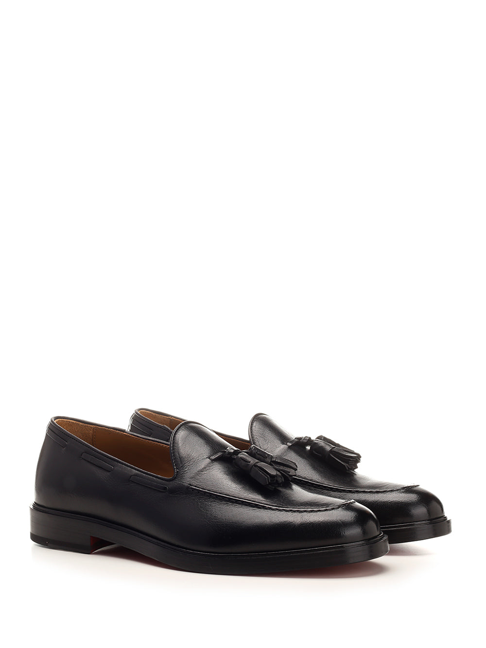 Corvari Moccasin With Tassels Loafers - Black | f998b23a821faab4d8ce92405eaee7fe9ad70b64