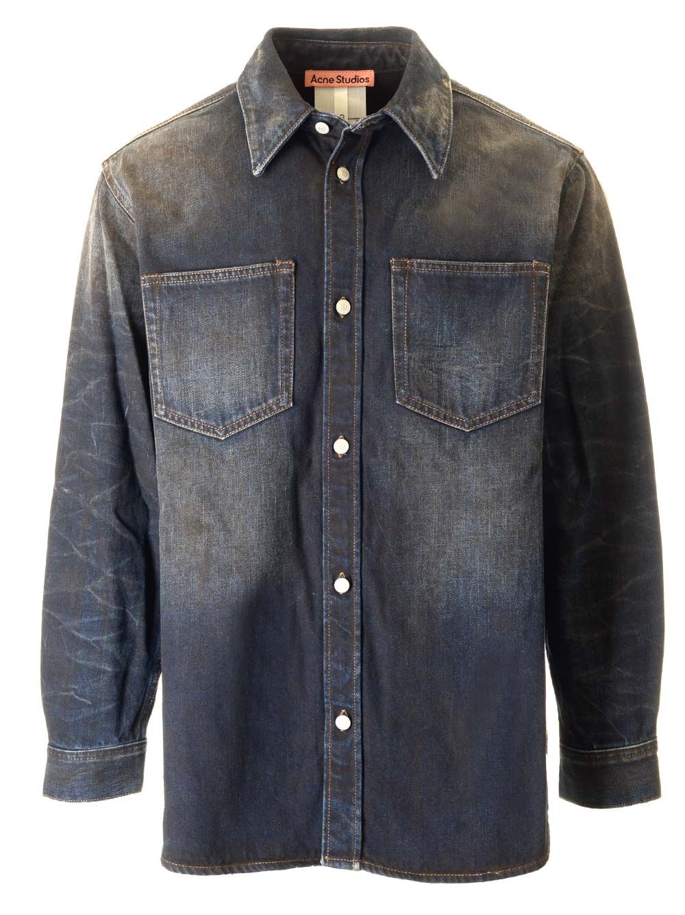 Acne Studios Relaxed Fit Denim Shirt Shirts - Blue | a938cebe9da7fa9bc178c8bfedfa4f049a045884