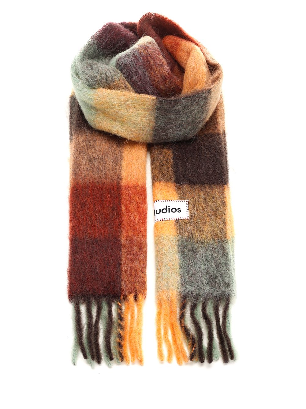 Acne Studios Fringed Scarf Scarves And Foulards - Multicolor | 7e5d15931bdd7062ed9ac1375723fe7e5b4ab033