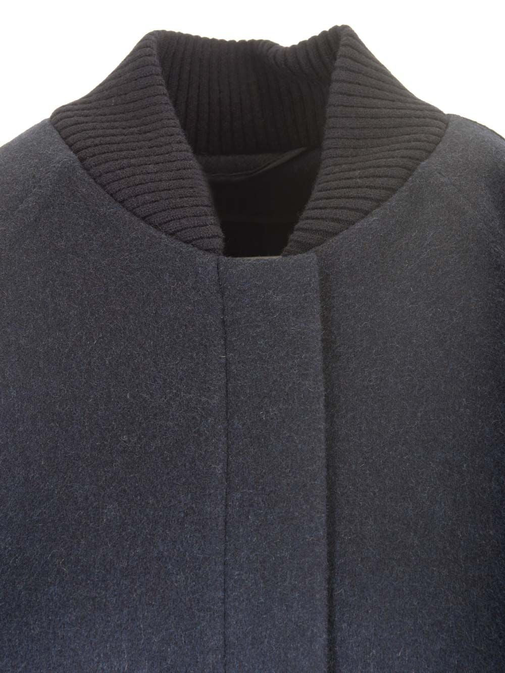Max Mara Navy Blue Cashmere Short Coat Jackets - Blue | 3e26e9bfa6b5da79282e61729ed2fe75d5332676