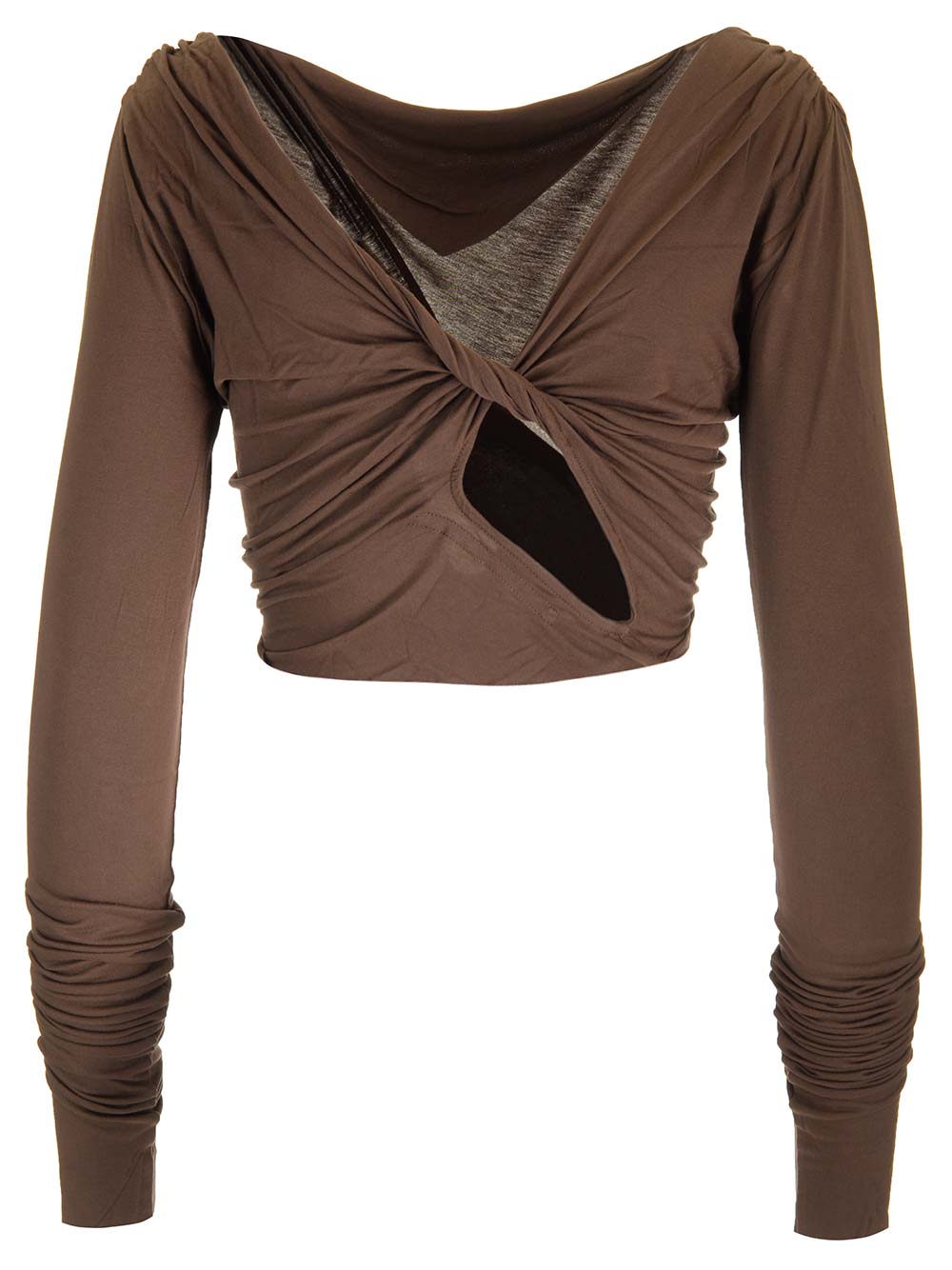 Rick Owens Lilies Jade Tops - Brown | d97c6422528fdf667f7e7bfe972dc4d3c1e9309e