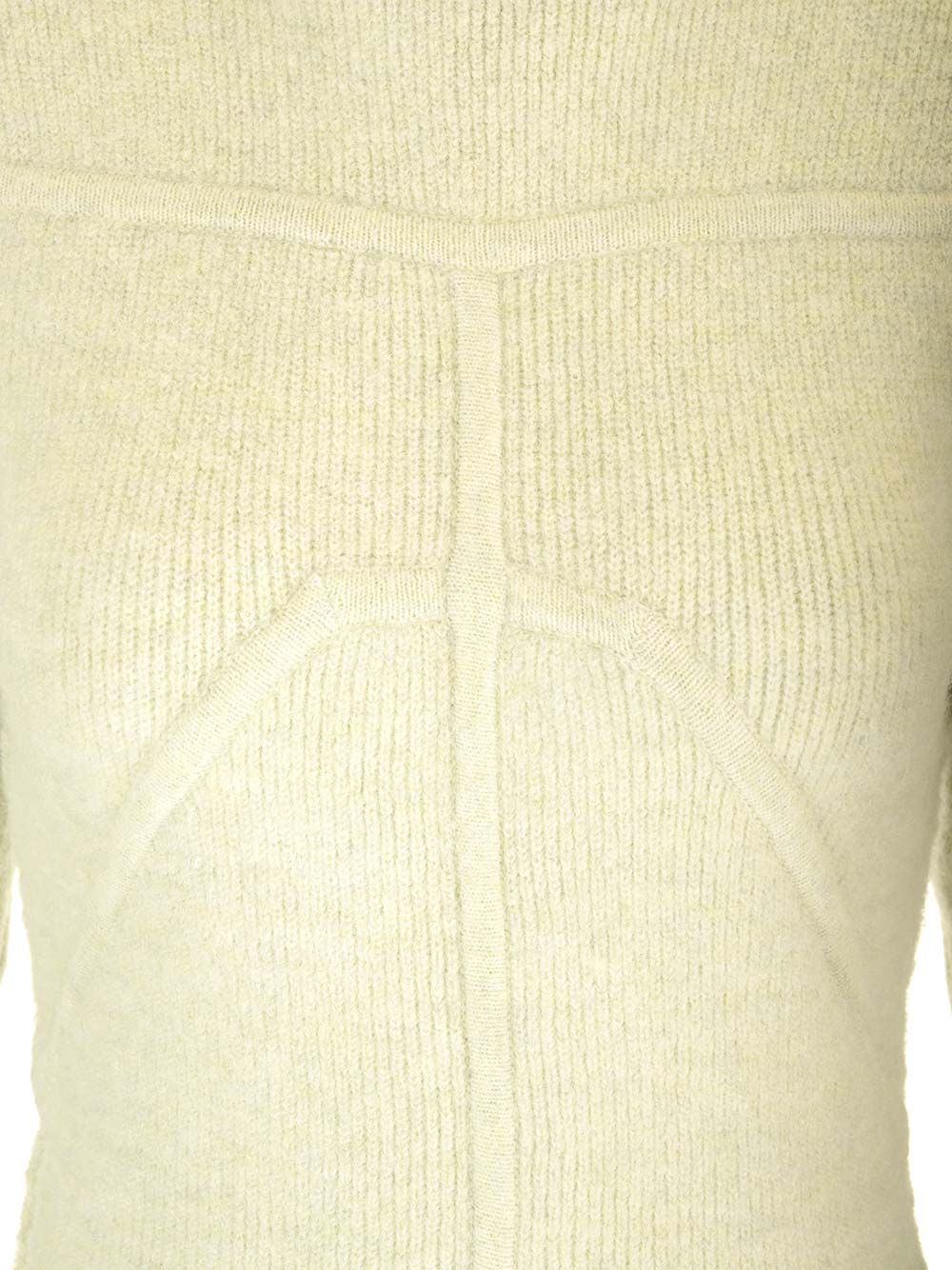 Rick Owens Ribbed Knit Mermaid Dress Dresses - Green | 9680dadfe9d59ce360208606c417c95096fea58e