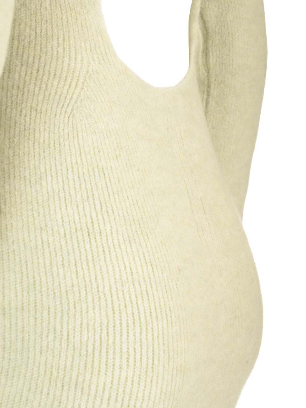 Rick Owens Ribbed Knit Mermaid Dress Dresses - Green | 9bc8784eb1573526c1e797d5742f25b03670bdaa