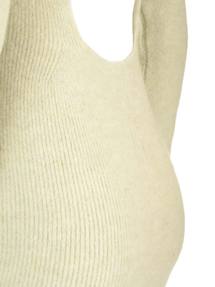 Rick Owens Ribbed Knit Mermaid Dress Dresses - Green | 9bc8784eb1573526c1e797d5742f25b03670bdaa