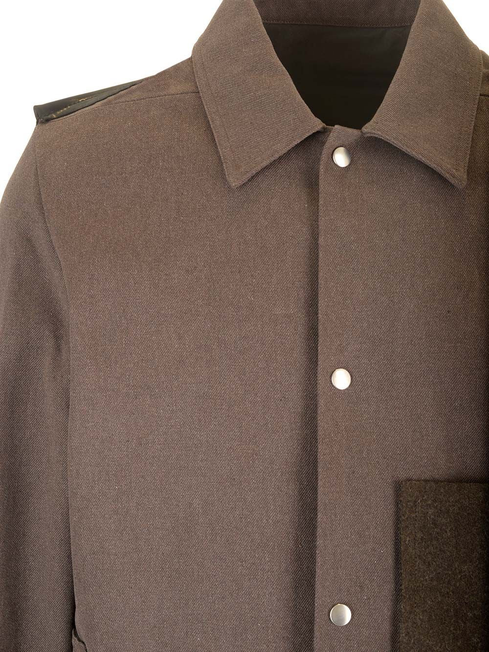 Rick Owens Tour Snap Front Jacket Trousers - Brown | ada1250fc30d3e471f12b4febd64c7bb7729f6eb