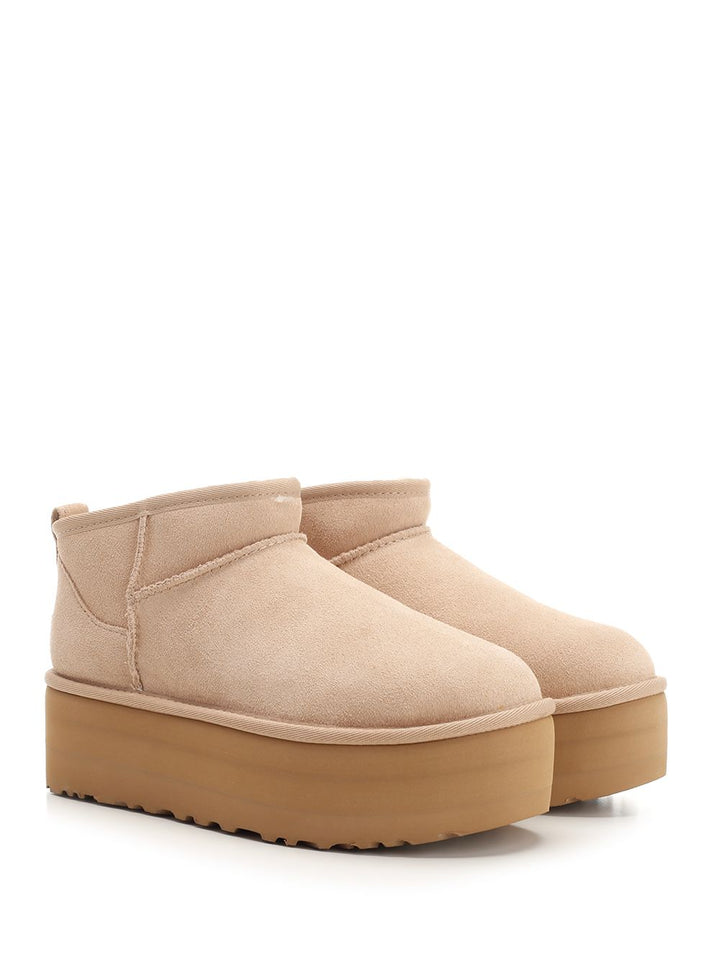 Ugg Ultra Mini Platform Boots - Beige | 4bf39773313cb22d29571fe048a3cc80063a1f3e