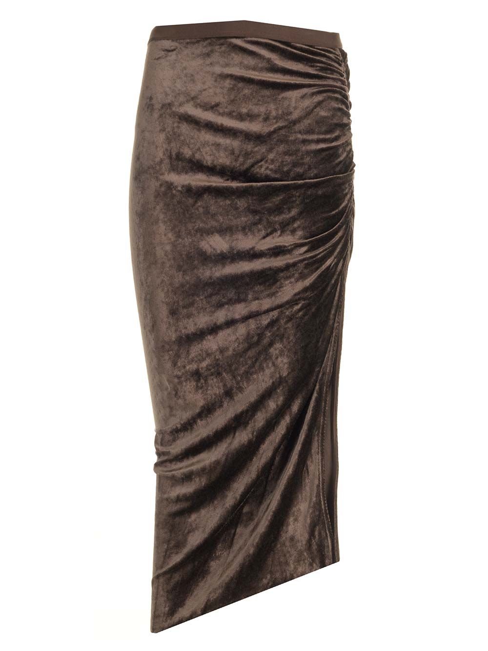 Rick Owens Lilies Svita Skirts - Brown | 3856764ff08f5ed897166afe2f8e7ac4bd5aa9c6