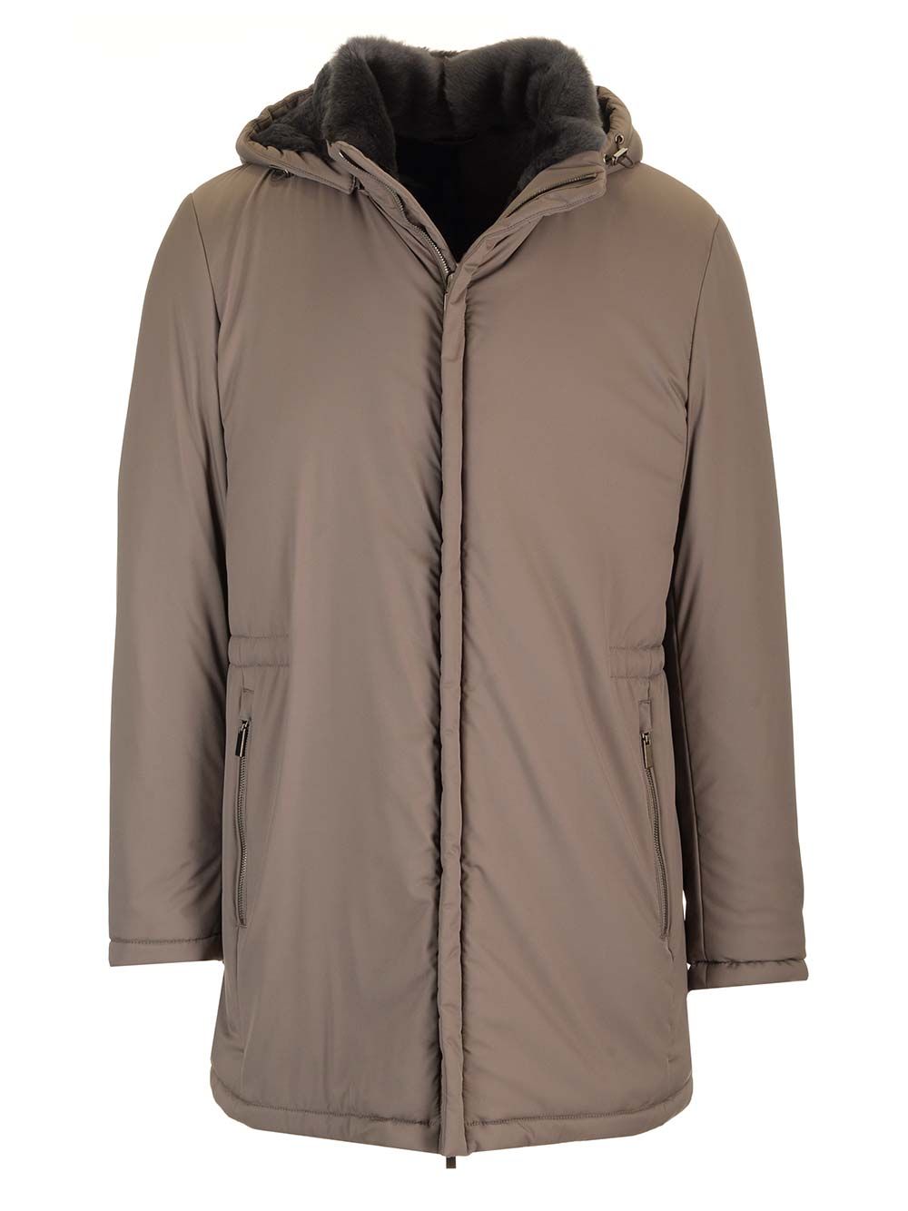 Al Duca D'Aosta Jacket With Fur Jackets - Grey | 4294572222a2af798558a28fdcca65dc947d2efc