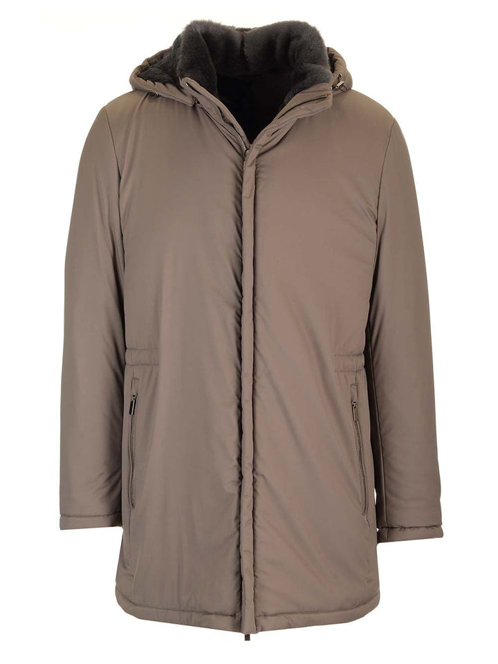 Al Duca D'Aosta Jacket With Fur Jackets - Grey | 4294572222a2af798558a28fdcca65dc947d2efc