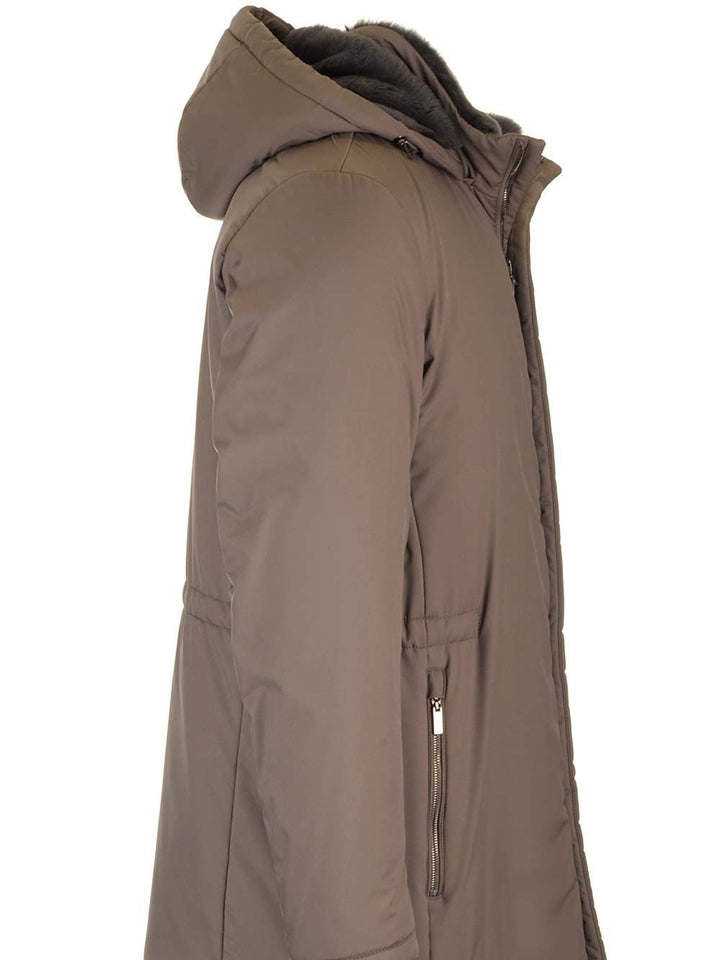 Al Duca D'Aosta Jacket With Fur Jackets - Grey | da84a402ee740a405455c0d5fa5a1d060ba10d62