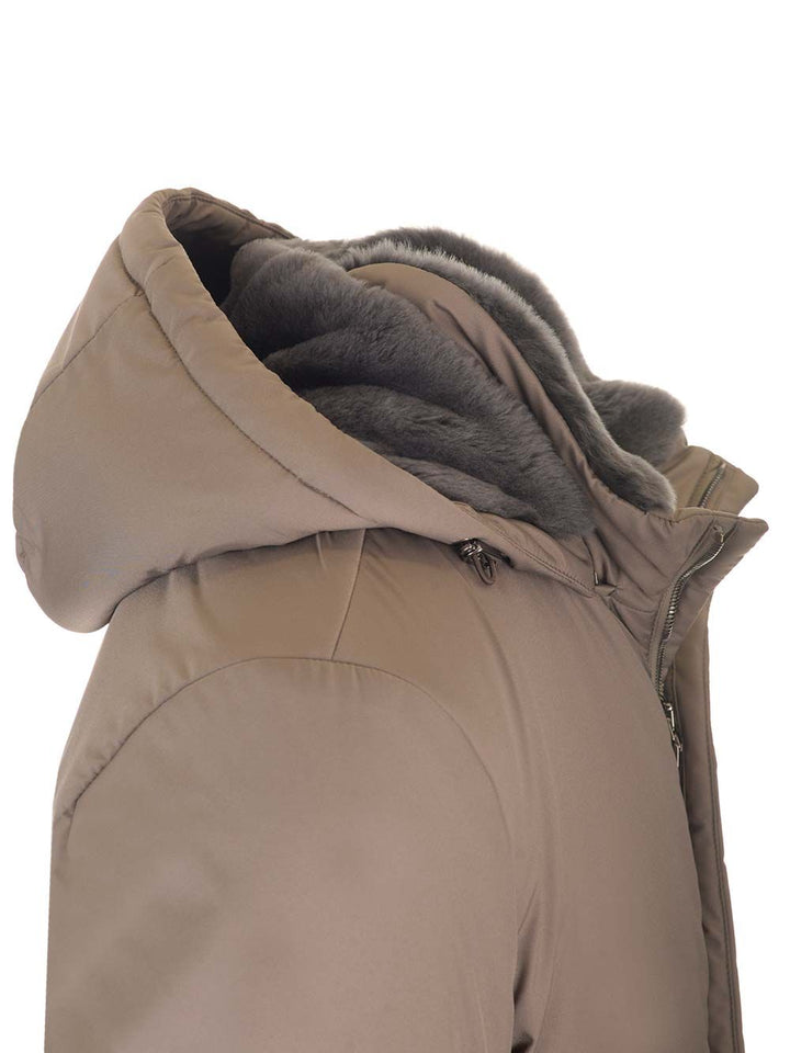 Al Duca D'Aosta Jacket With Fur Jackets - Grey | 87e0345a27cf47ac3848a898c1901937aa050255