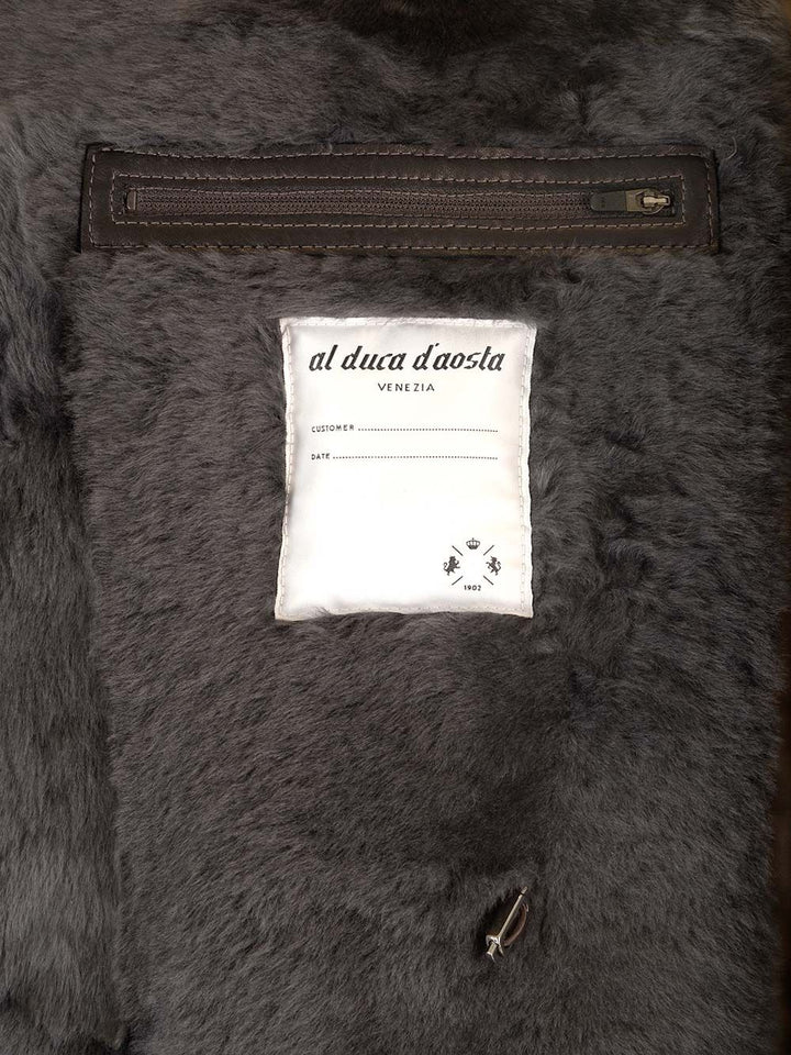 Al Duca D'Aosta Jacket With Fur Jackets - Grey | 8069ec41facf368b6aa8a1ef53a3250e9fd24886