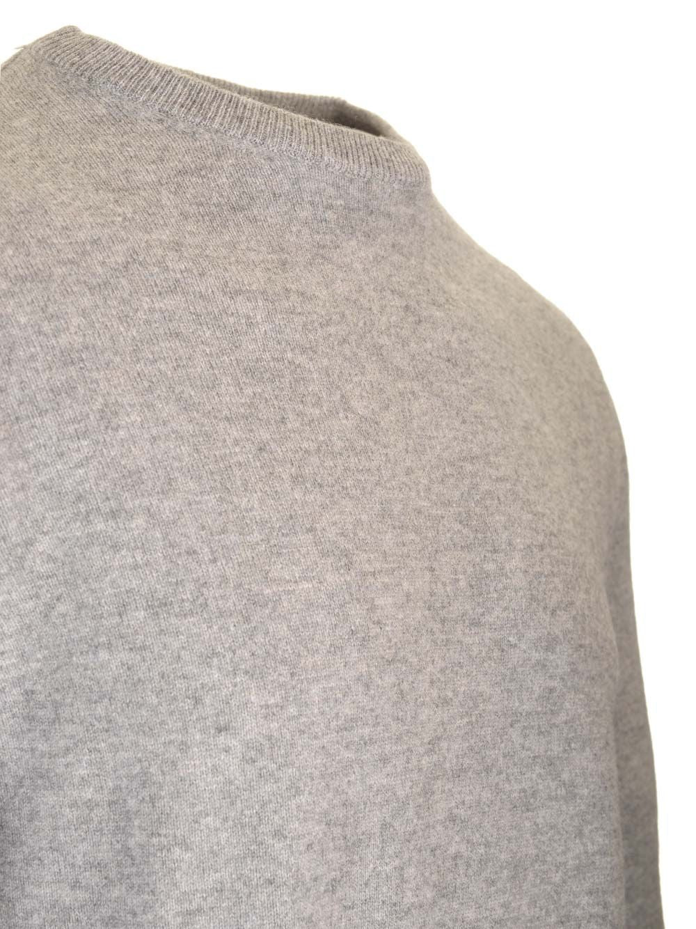 Al Duca D'Aosta Cashmere Crewneck Sweater Knitwear - Grey | f181394f0cd58abf1aba1c483925317922e3505f