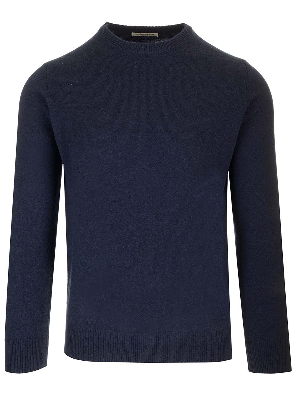 Al Duca D'Aosta Cashmere Crewneck Sweater Knitwear - Blue | c304a4b30f7fdcf644ed8a2ca45ecaff81505796