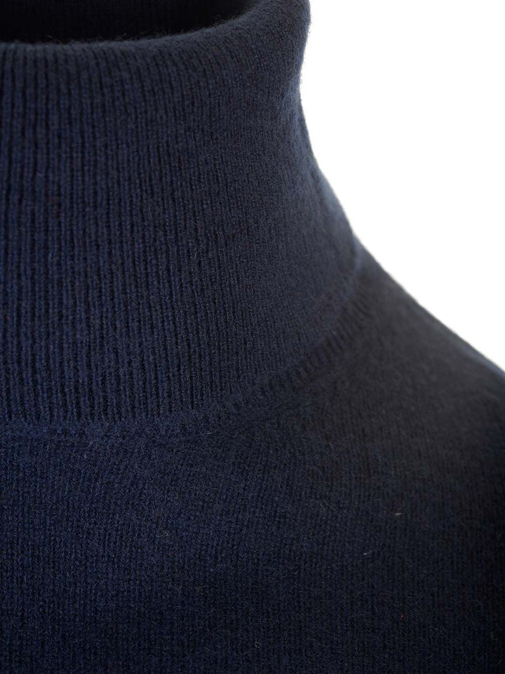 Al Duca D'Aosta Cashmere Turtleneck Knitwear - Blue | ca386034cfa058c75134131da0327c37ca4dae3d