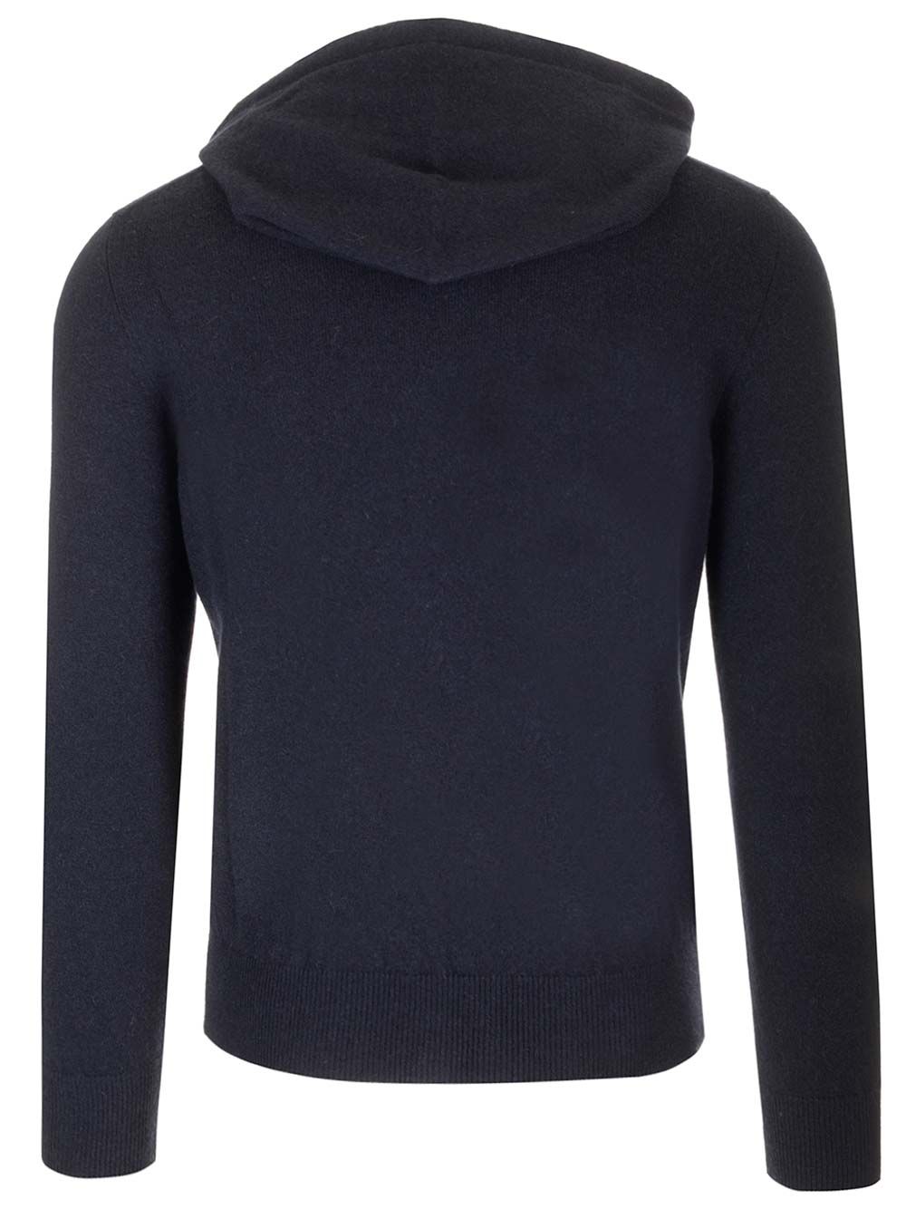 Al Duca D'Aosta Felpa Cappuccio Cachemire Knitwear - Blue | ebff8935a54d723de2c862bf1ae42b000165b41f