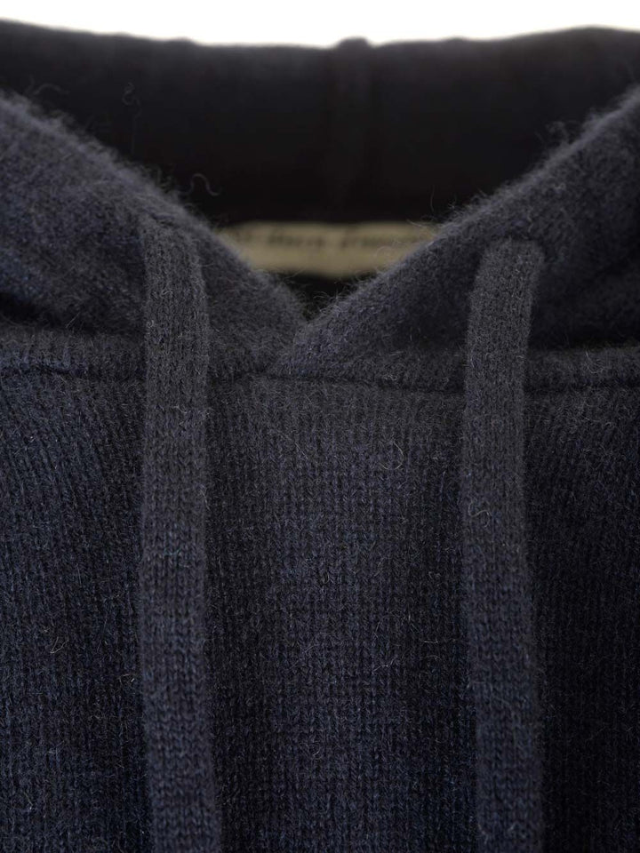 Al Duca D'Aosta Felpa Cappuccio Cachemire Knitwear - Blue | 06e4cb511ff624e79c53632cd76227251007dfc1