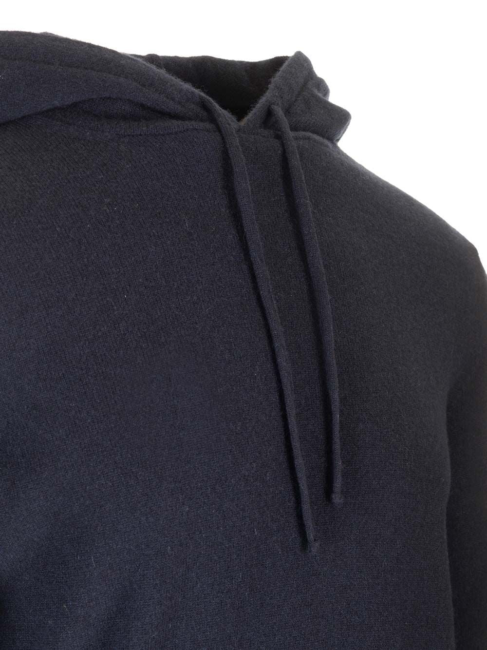 Al Duca D'Aosta Felpa Cappuccio Cachemire Knitwear - Blue | 23ecd4608e29d7cf4c36cd756b1bfb46438b959b