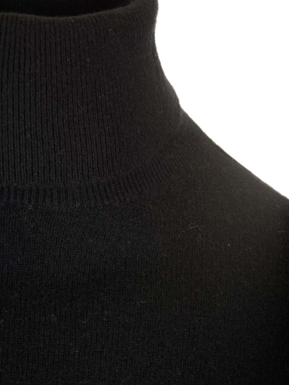 Al Duca D'Aosta Cashmere Turtleneck Knitwear - Black | 478b35bf30239408a9481a17a53828a8f92d396a