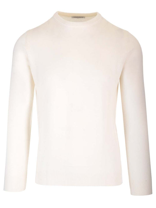 Cashmere Crewneck Sweater Knitwear White