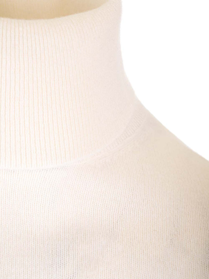 Al Duca D'Aosta Cashmere Turtleneck Knitwear - White | 37706f0c88756b09a556308662dae416f3fc0f2c