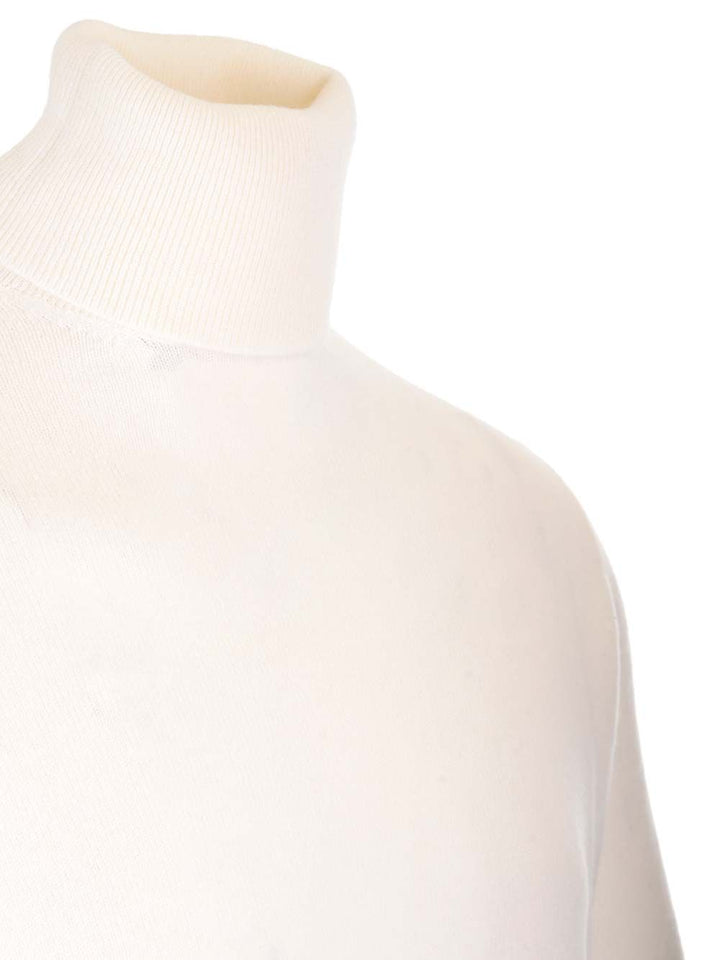 Al Duca D'Aosta Cashmere Turtleneck Knitwear - White | 84c08a0028399f574195d64d88b1b659fe54effe