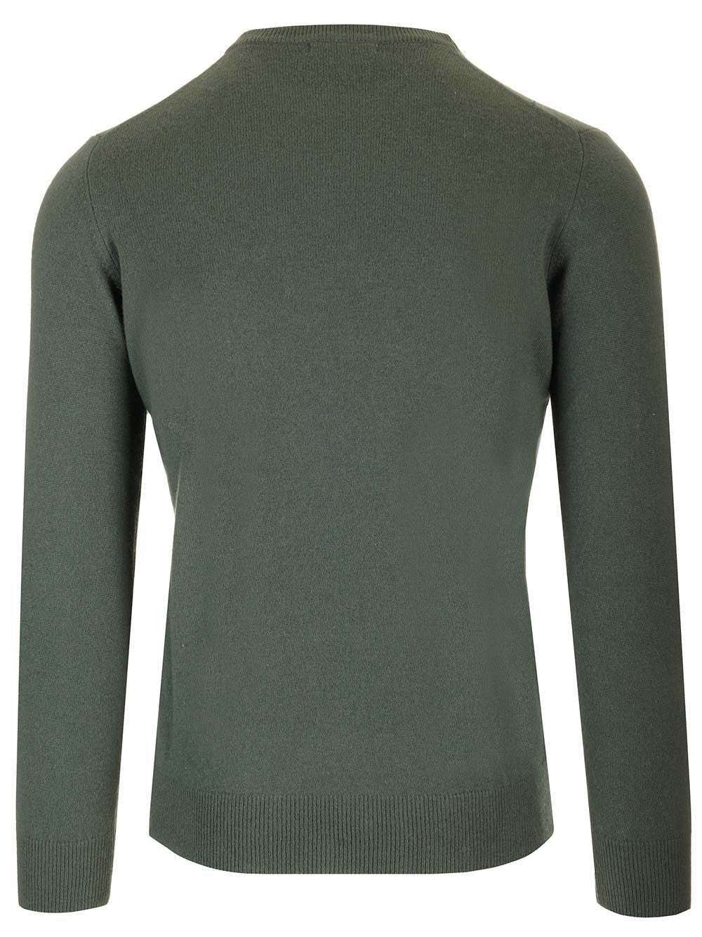 Al Duca D'Aosta Cashmere Crewneck Sweater Knitwear - Green | 5c9e6fa7b39a55a7319be2c9b43696c7a13048be