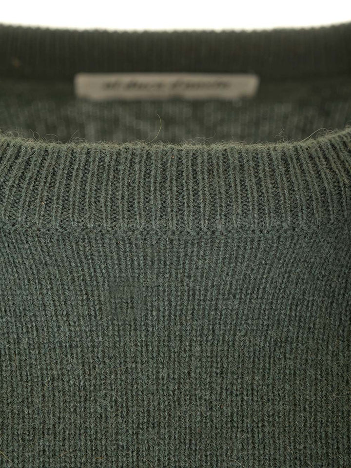 Al Duca D'Aosta Cashmere Crewneck Sweater Knitwear - Green | d1723a4a74f9bf8c57e6c290e5221cb610551c69