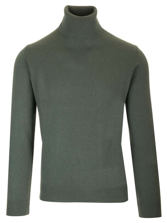 Cashmere Turtleneck Knitwear Green