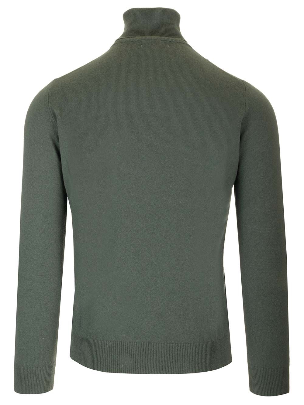 Al Duca D'Aosta Cashmere Turtleneck Knitwear - Green | 3ddd070ba8cc732f19c9ad4af1b6f068c3fe5bc3