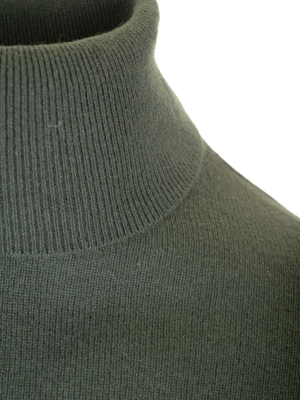 Al Duca D'Aosta Cashmere Turtleneck Knitwear - Green | b648456c98273e3a253d69b5b43fb3f590b4410b