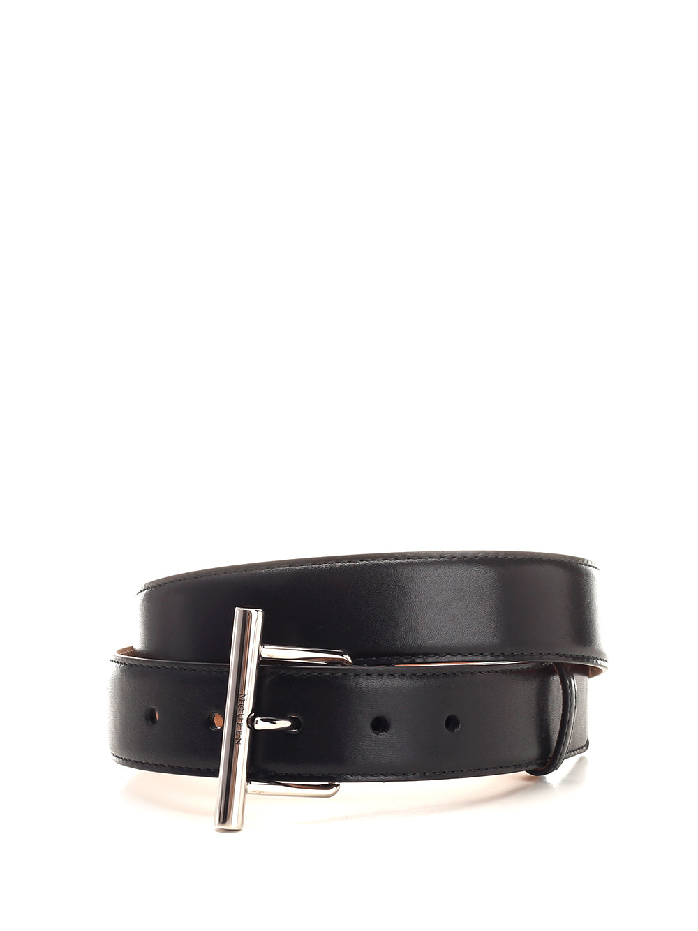 Mcqueen Black Leather Sling Belt Belts - Black | b3244b3573185c6761fafb28a93e426b2cd3e0c7