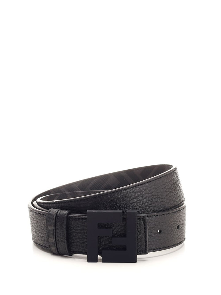 Fendi Black Leather Reversible Belt Belts - Black | df26d4665d9b66c7afd1d2eac6c01f9707c8885d
