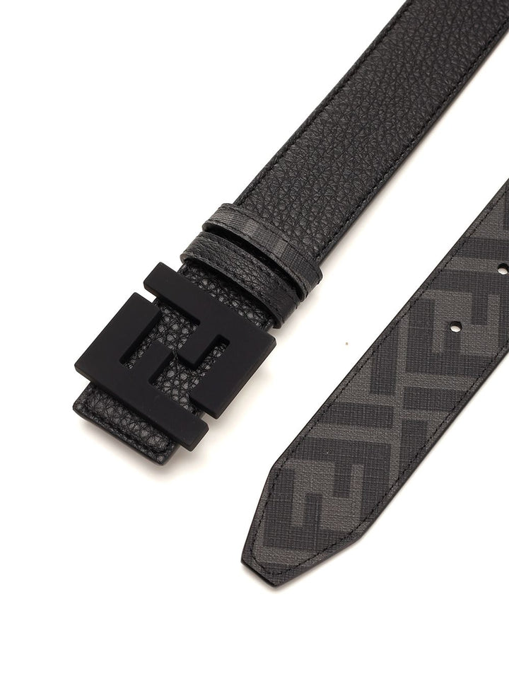 Fendi Black Leather Reversible Belt Belts - Black | a29be3cceb33ab3bc695dc36547842ab394db4cf